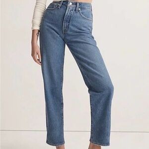 Madewell The Petite Perfect Vintage Straight Jean in Earlwood Wash 30 Petite NEW